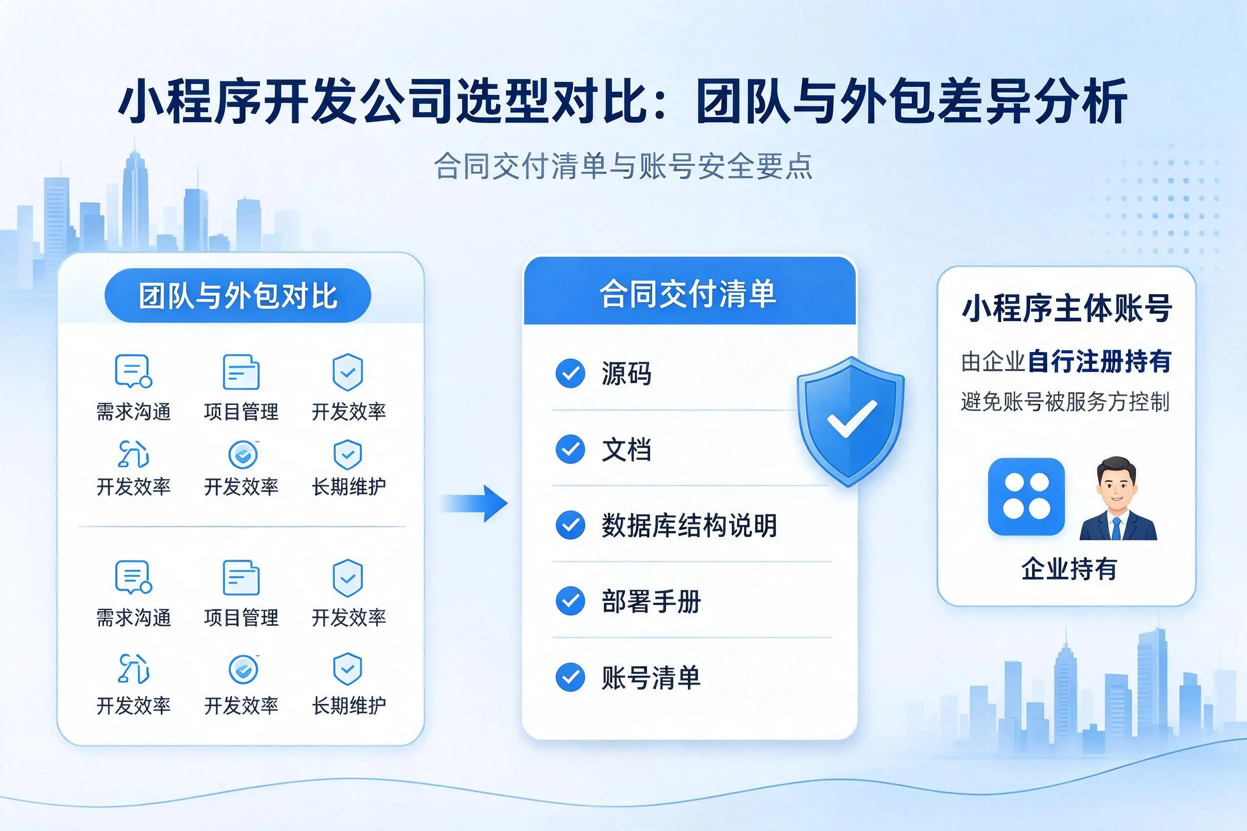 资阳小程序开发公司选型对比:团队与外包差异分析