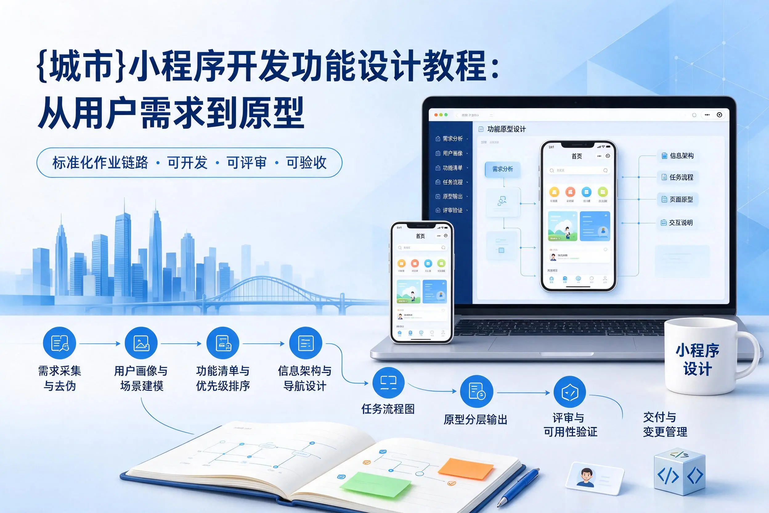 资阳小程序开发功能设计教程：从用户需求到原型