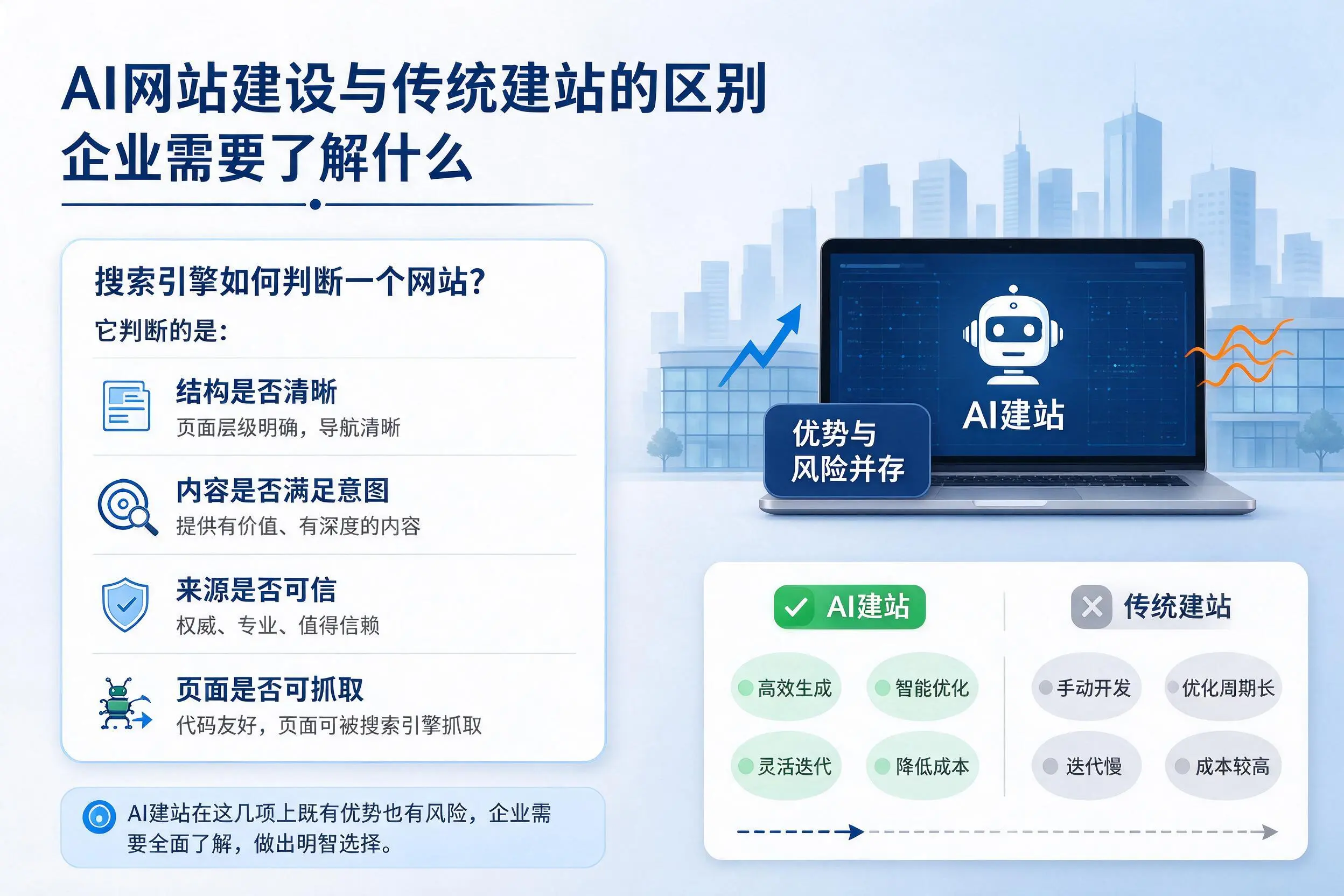 AI网站建设与传统建站的区别,资阳企业需要了解什么