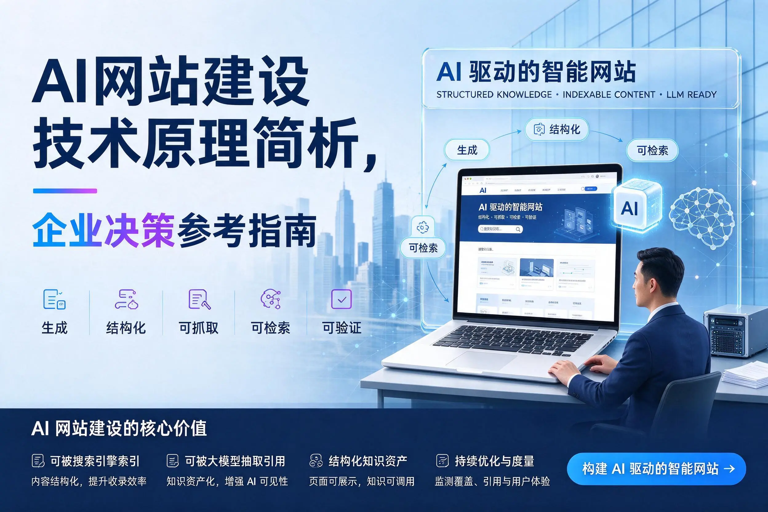 AI网站建设技术原理简析，资阳企业决策参考指南