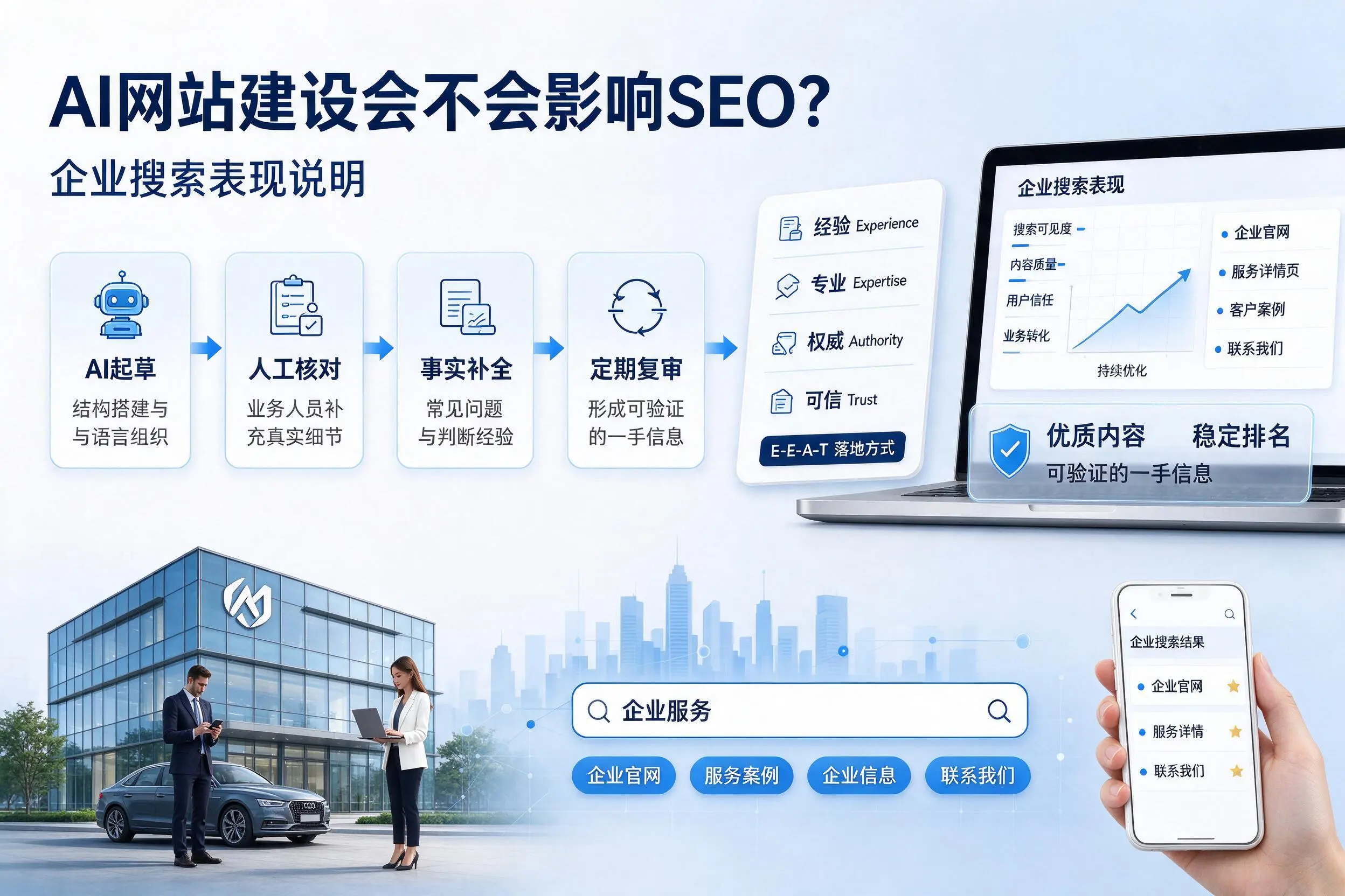 AI网站建设会不会影响SEO？资阳企业搜索表现说明