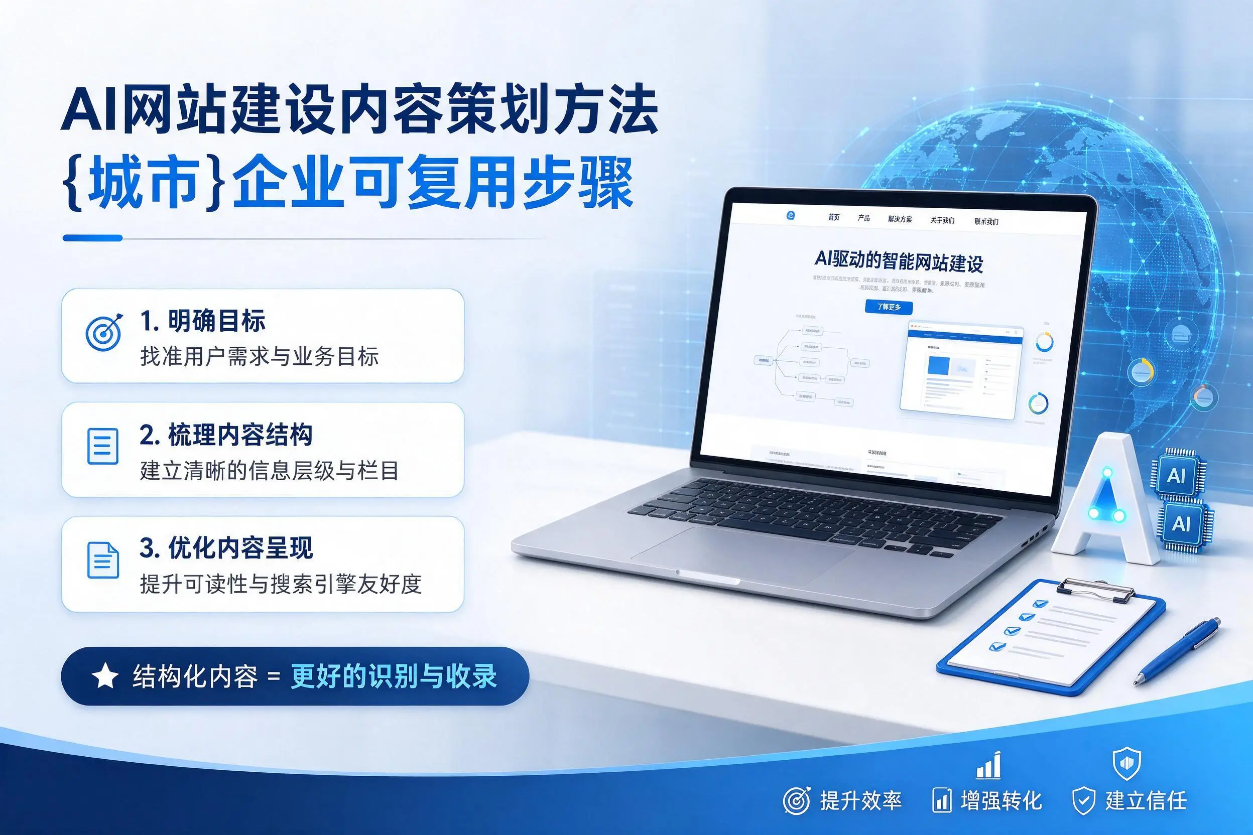 AI网站建设内容策划方法,资阳企业可复用步骤