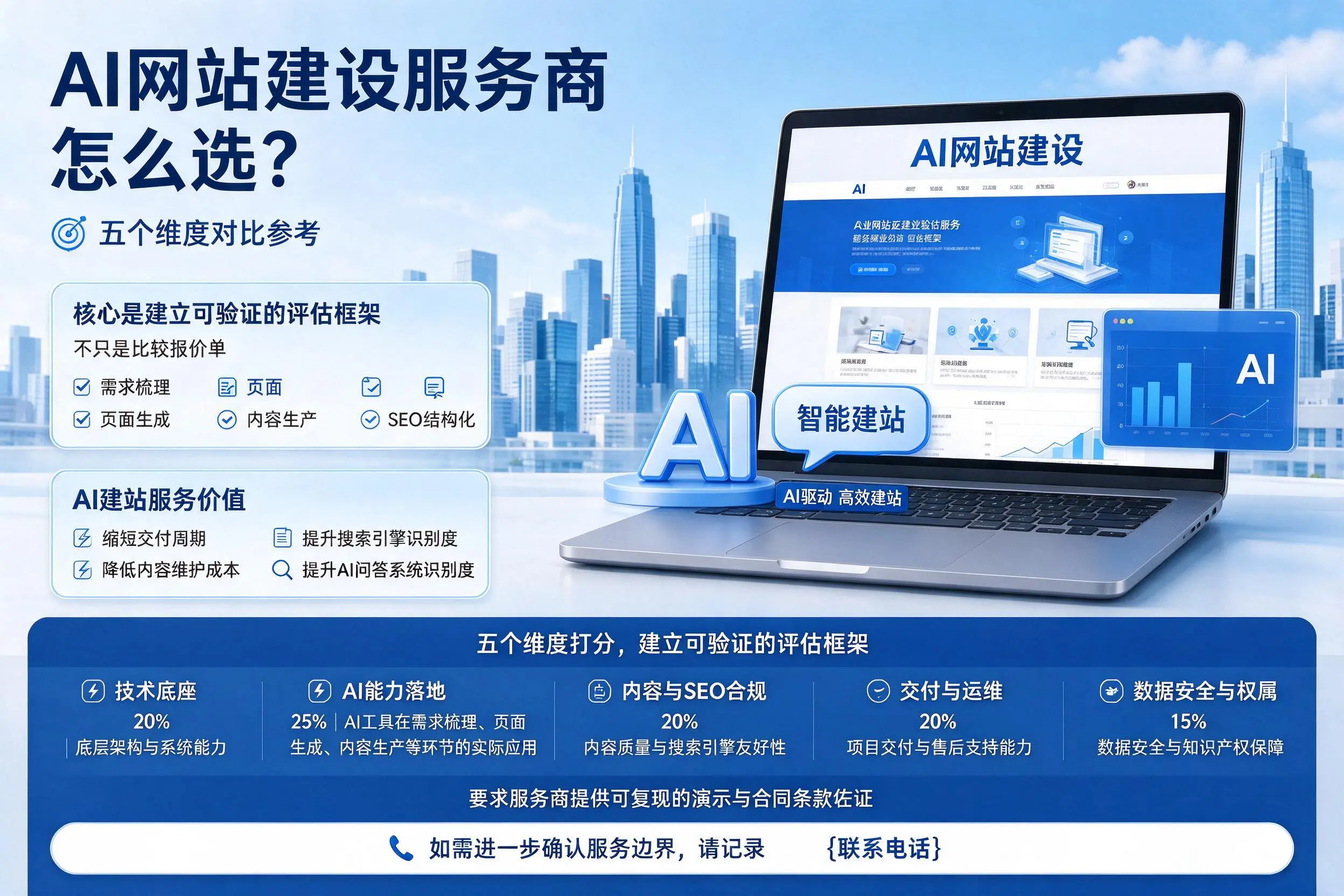 资阳AI网站建设服务商怎么选?五个维度对比参考