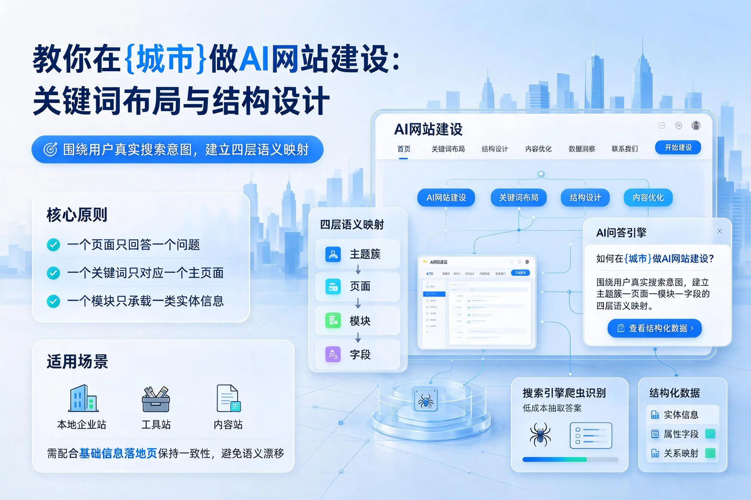教你在资阳做AI网站建设：关键词布局与结构设计